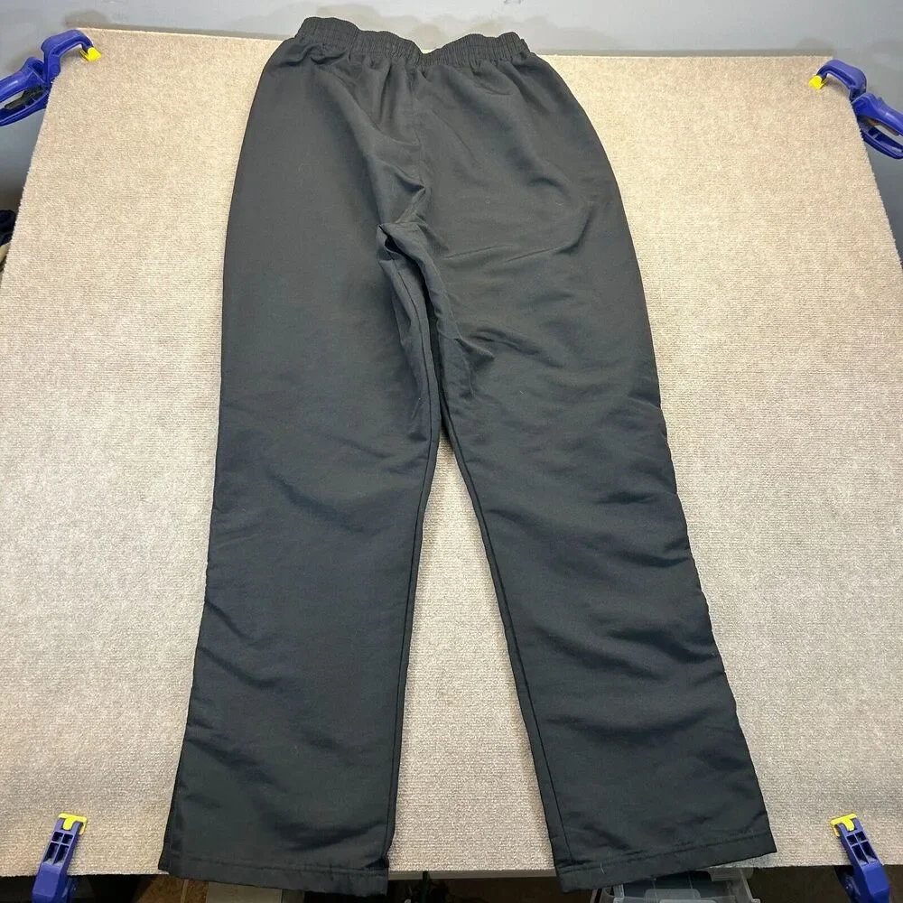 Utah Jazz Team Issue Warm Up Tearaway Pants Size 40 Black Champion Lined 33
